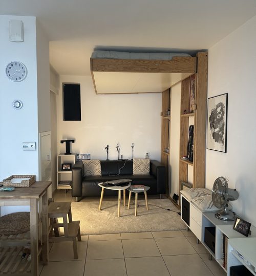 Exclusivité studio loué avec terrasse privative en coeur de centre-ville