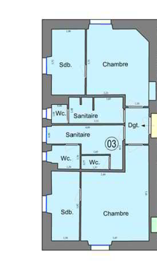 Plateaux à aménager dans une magnifique maison de maître à Bourges   Pôle Lahitolle