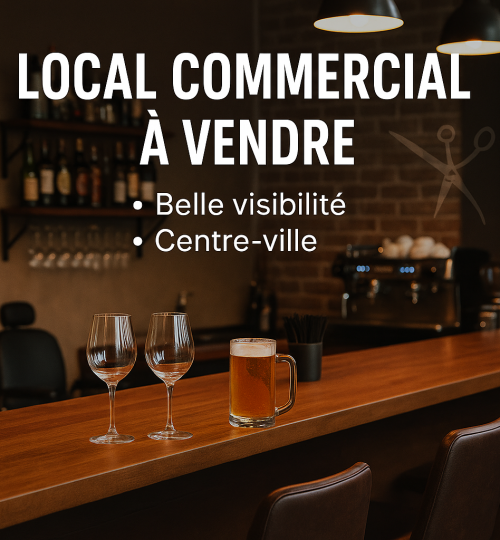 Local commercial actuellement loué spécial investisseur