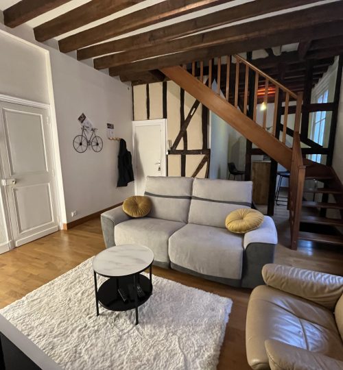 Appartement en duplex situé rue Mirebeau actuellement loué en LMNP