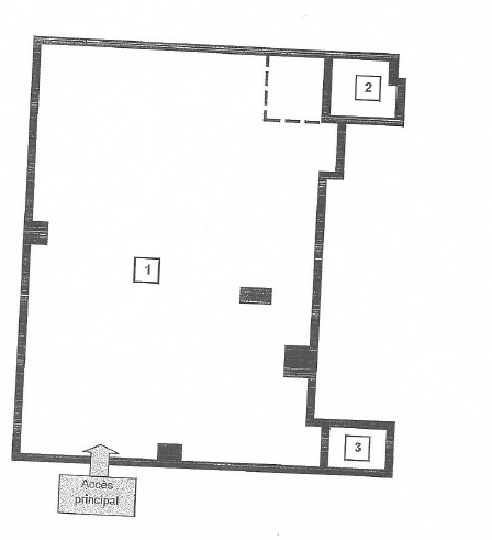 Local commercial libre au pied d’Avaricum