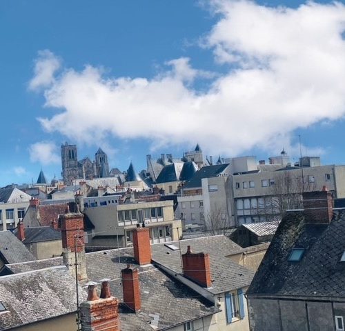 Très bel appartement coeur de centre-ville avec terrasse plein sud sans vis-à-vis-2 places de parking