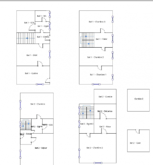 Plein coeur de centre-ville, ensemble immobilier de deux maisons idéal pour un projet locatif ou professionnel