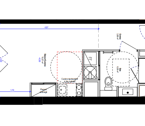 Exceptionnel studio plein sud Vue Cathédrale !