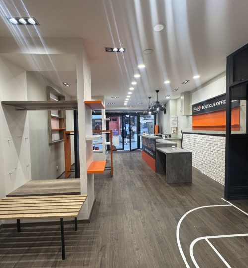 Local commercial boucle marchande rue Mirebeau