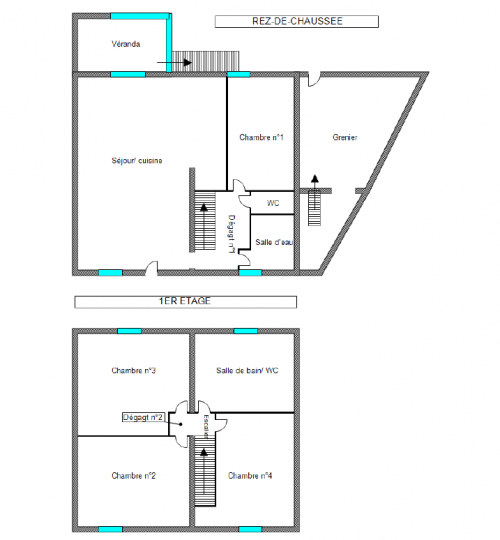 Exclusivité   Charmante maison des années 30 rénovée, à deux pas du centre-ville de Bourges avec jardin et gar